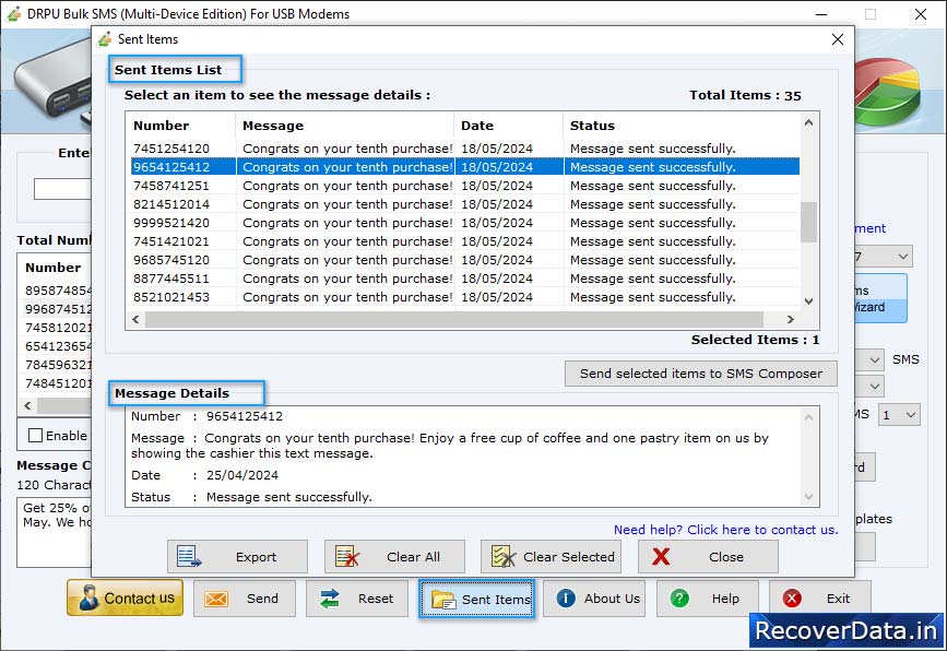 Bulk SMS-Multi USB Modem