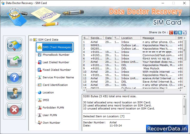 Sim Card Recovery