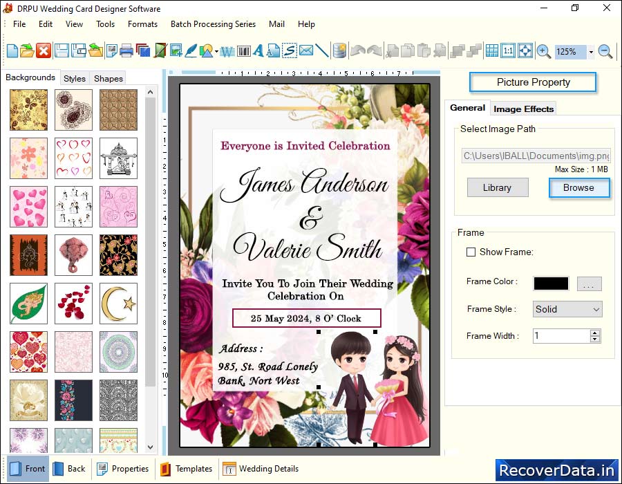  Wedding Card Designer